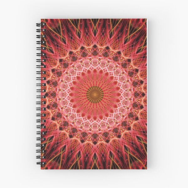 Item preview, Ornamented mandala in orange and red colors designed and sold by JBlaminsky.