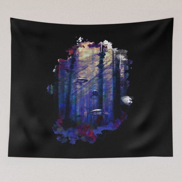 Item preview, Sharks between the trees - Lost in the forest designed and sold by Quentin1984.