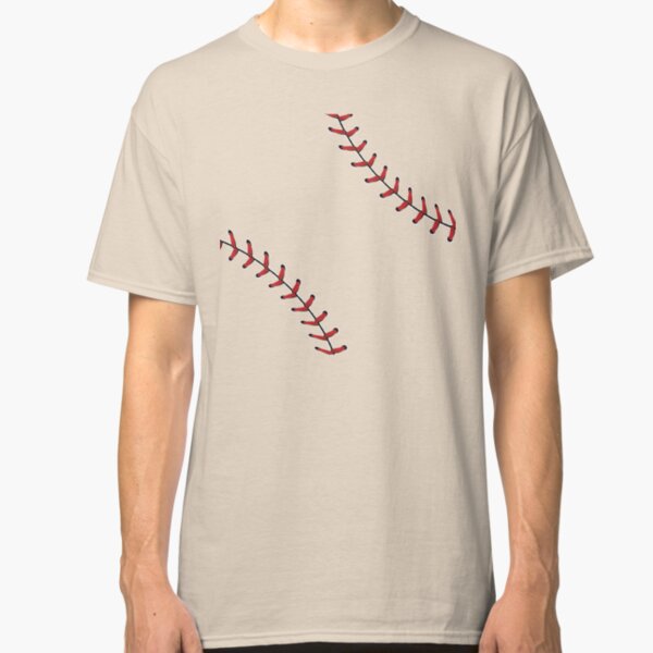 Baseball Lace Background 5 Classic T-Shirt