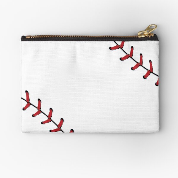 Baseball Lace stitches Zipper Pouch