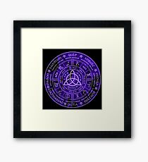 Celtic Pagan Year Wheel Calendar Framed Print