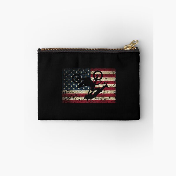 Item preview, FMX Motocross American Flag  Dirt Bike USA Flag Patriotic Silhouette Design designed and sold by OurBestBuys.