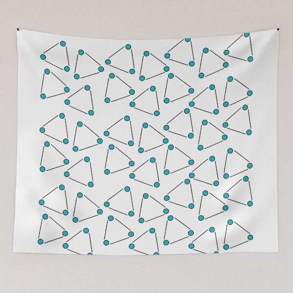 Item preview, texture with triangles and circles designed and sold by CREATINERY.