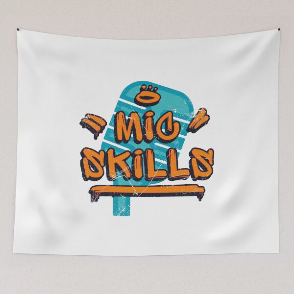 Item preview, Mic Skills Graffiti designed and sold by BlueRockDesigns.