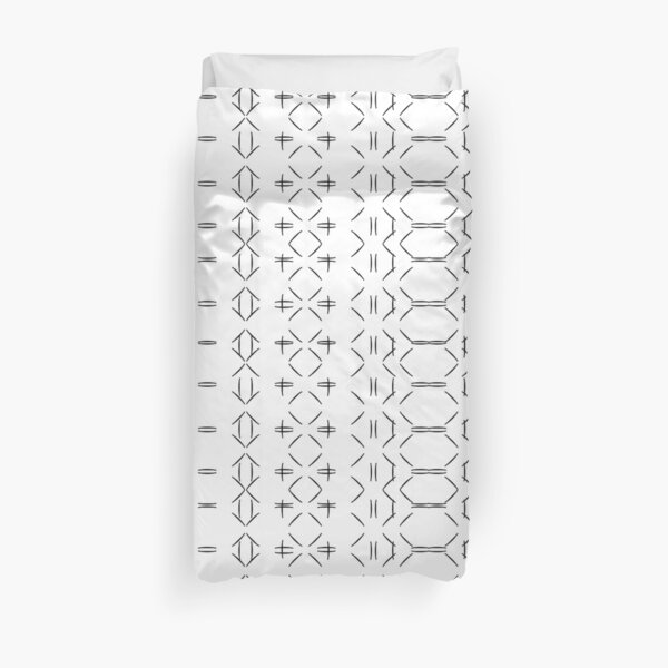 Simple geometric pattern 02 Duvet Cover