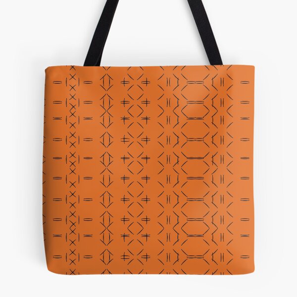 Item preview, Simple geometric pattern 02 in orange designed and sold by MaijaR.