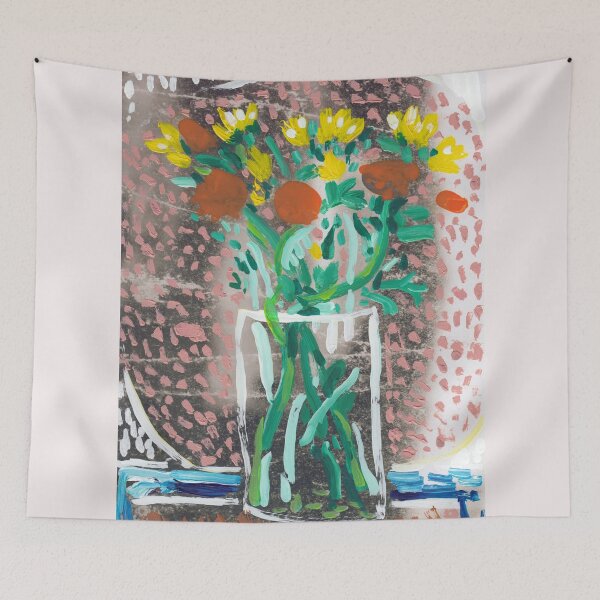 Item preview, Yellow and Orange Flowers in a Vase designed and sold by John Douglas.