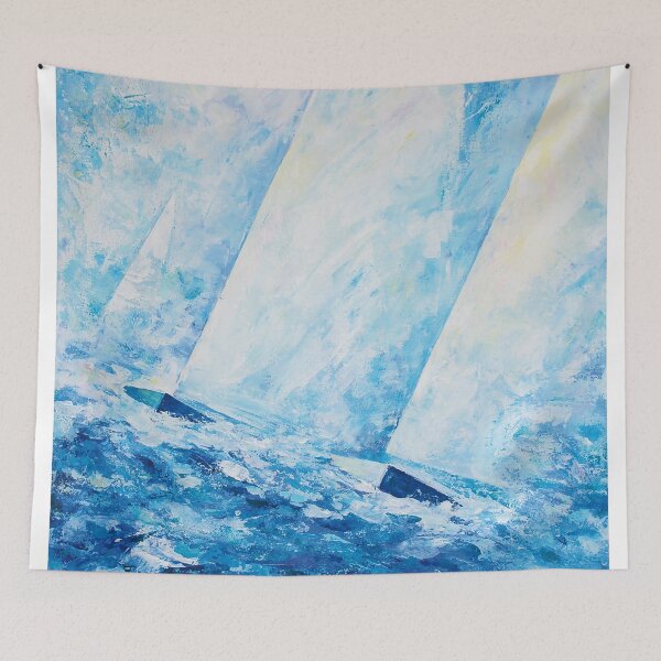 Item preview, Sailboats Regatta Painting 45-01 Sailboats designed and sold by Margarita-Art.