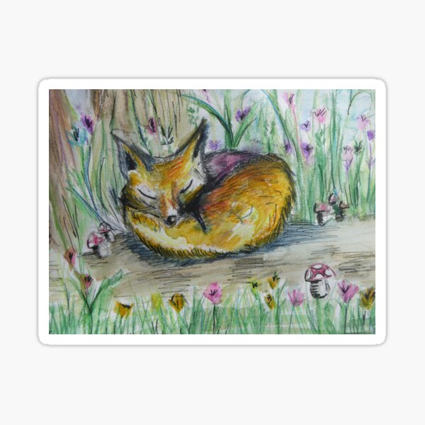 Item preview, Sleeping Fox designed and sold by MairiMac.
