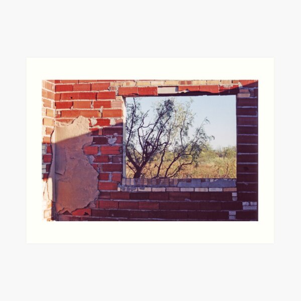 Abandoned Window Art Print