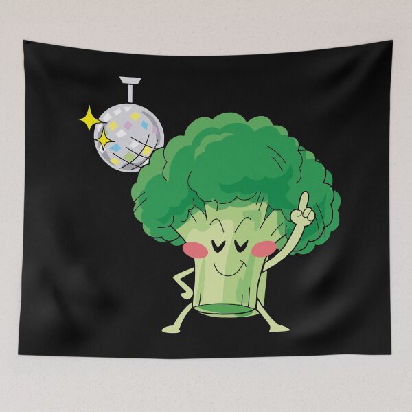 Item preview, party broccoli food vegetable designed and sold by untagged-shop.