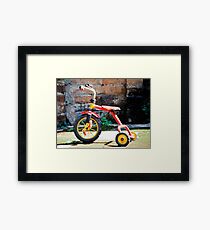 tricycle Framed Print