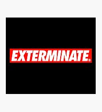 Exterminate Photographic Print