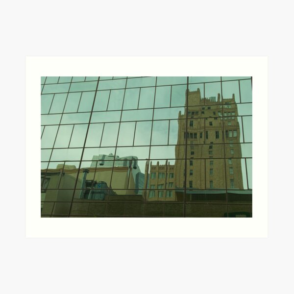 Buildings in Glass Art Print