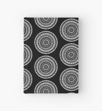 Kontinuum Mandala - weißer Druck Notizbuch