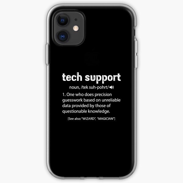 Tech Support Definition iPhone Soft Case