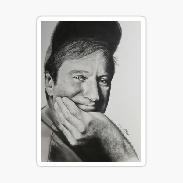 Artikel-Vorschau von Robin Williams, designt und verkauft von Louise-veale.