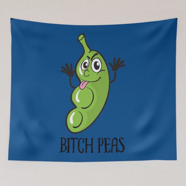 Item preview, bitch peas food vegetable designed and sold by untagged-shop.