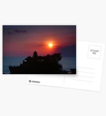 Indonesia 4 - Tanah Lot sunset Postcards