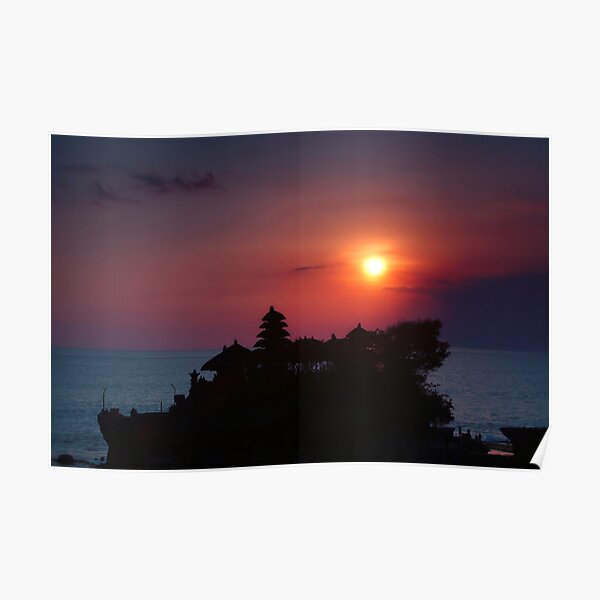 Indonesia 4 - Tanah Lot sunset Poster