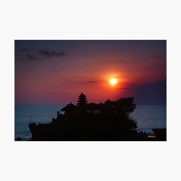 Indonesia 4 - Tanah Lot sunset Photographic Print