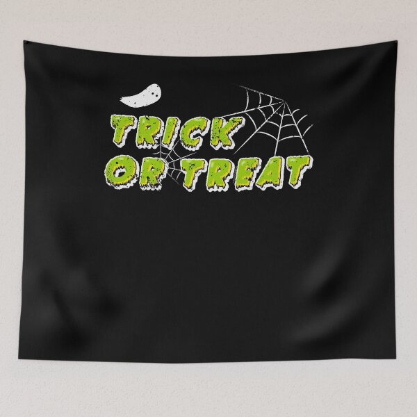 Item preview, Halloween Ghost Spider Web Trick Treat designed and sold by shoppzee.