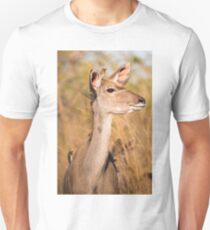 Kudu and Red Billed Oxpeckers, South Africa Unisex T-Shirt