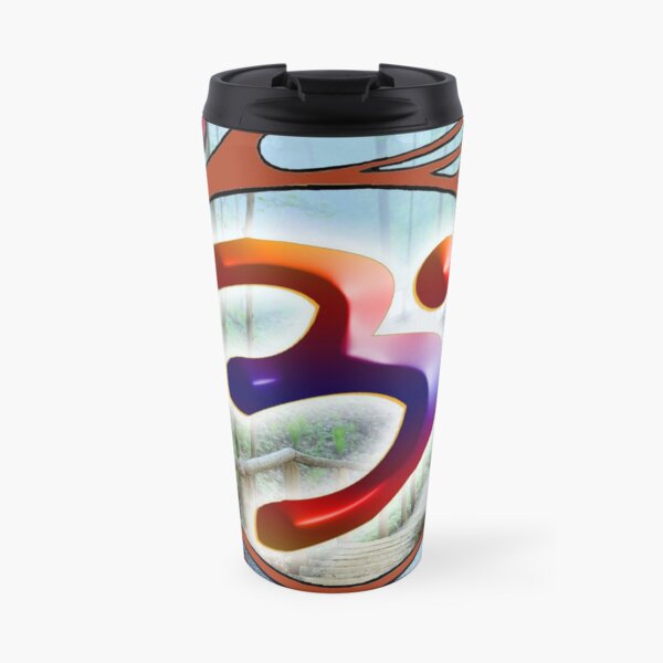 The Language of Light Symbol of Perseverance. Travel Mug