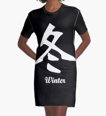 Chinesisch Winter T-Shirt Kleid