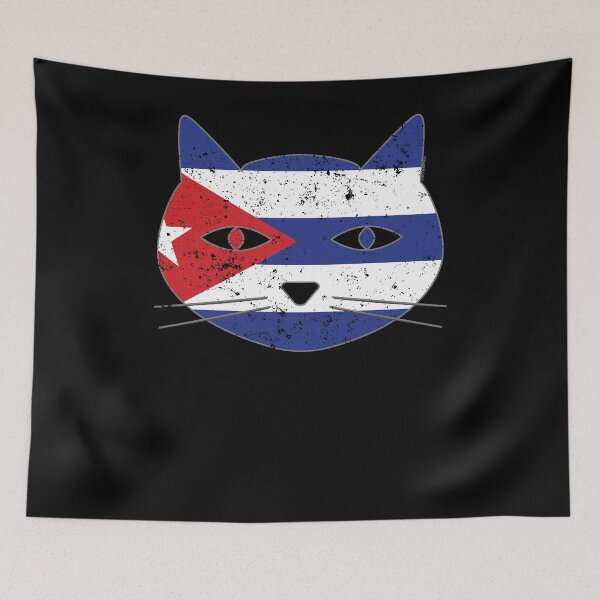 Item preview, Festive Cat Cuba Flag Pet Cat designed and sold by shoppzee.
