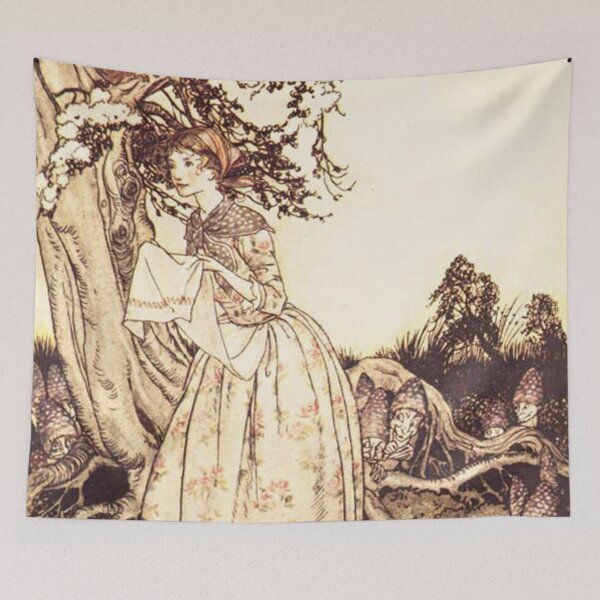 Item preview, Girl in the forest - Arthur Rackham designed and sold by Vintage Designs +.
