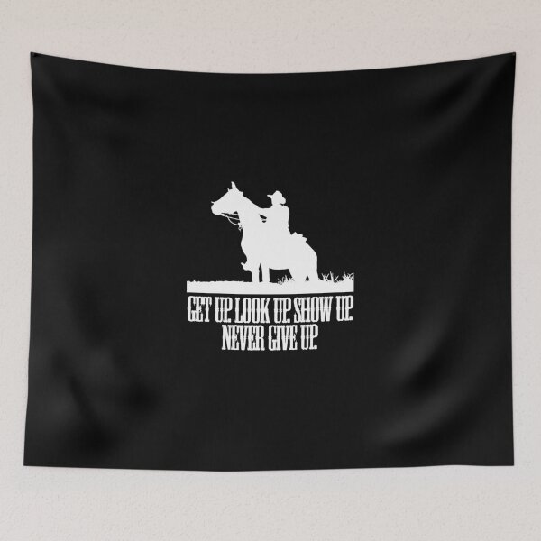 Item preview, Never give up cowboy quote! perfect gift idea. designed and sold by JamesandLuis.