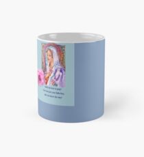 Lovely Lady dressed in blue Classic Mug