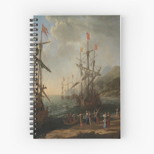 Artikelvorschau, Marine mit den Trojanern, die ihre Boote verbrennen – Claude Lorrain entworfen und verkauft von LexBauer.