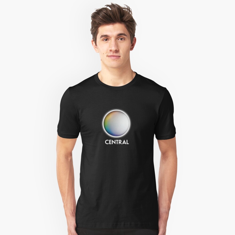 Central Television retro TV logo for the Midlands Slim Fit T-Shirt