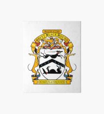 Greyhound Heraldry: Greyt Black Hound Art Board