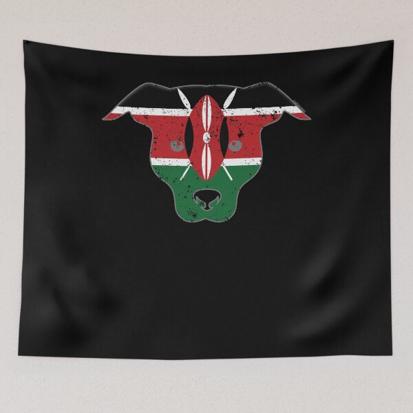 Item preview, Dog Funny Kenya Flag Kenyan Flag Shirt designed and sold by shoppzee.