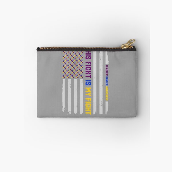 Item preview, Her Fight - Bladder Cancer Awareness American Flag designed and sold by mrsmitful.
