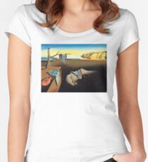 DALI, Salvador Dali, The Persistence of Memory, 1931 Women's Fitted Scoop T-Shirt