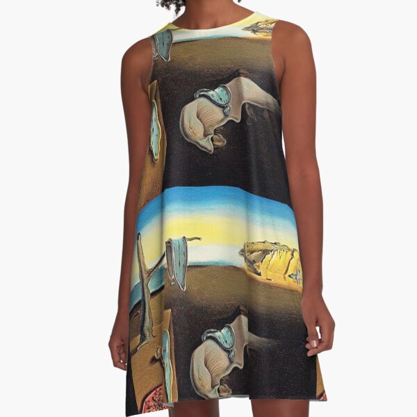 DALI, Salvador Dali, The Persistence of Memory, 1931. A-Line Dress