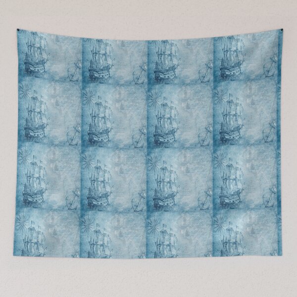 Item preview, Tall Ships Ancient Map designed and sold by Delights.