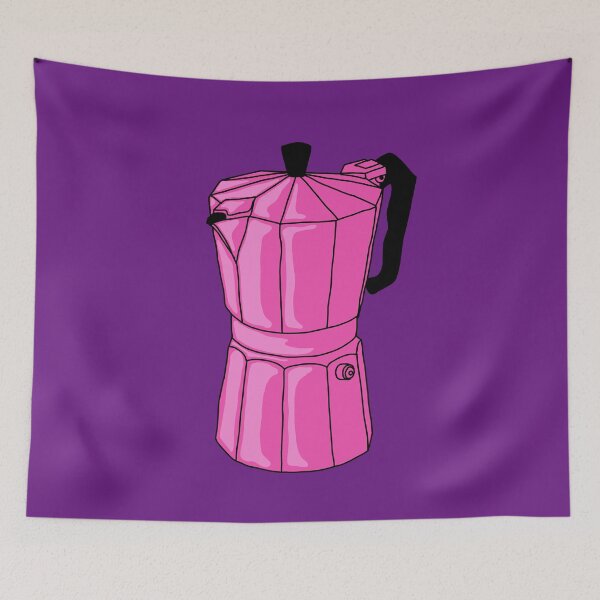 Item preview, Espresso Pot - Pink designed and sold by MOREDANKMEMES.