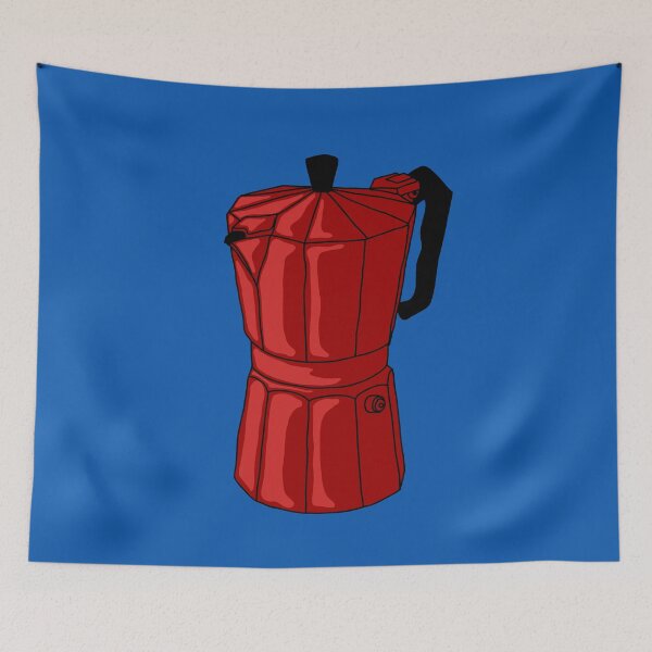 Item preview, Espresso Pot - Red designed and sold by MOREDANKMEMES.