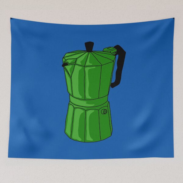 Item preview, Espresso Pot - Green designed and sold by MOREDANKMEMES.