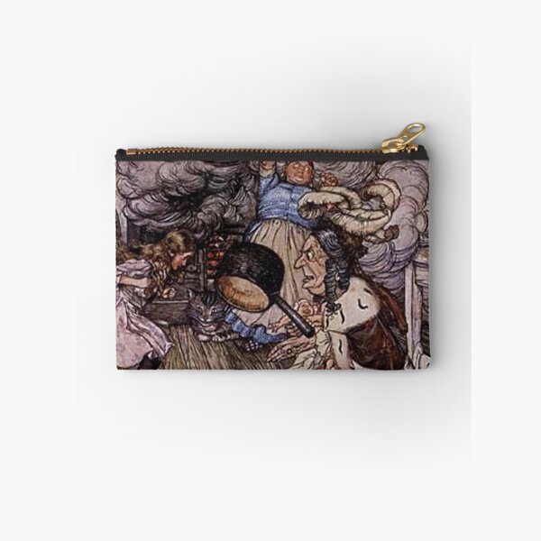 Item preview, Alice and the Queen of Hearts - from Alice in Wonderland - Arthur Rackham designed and sold by Vintage Designs +.