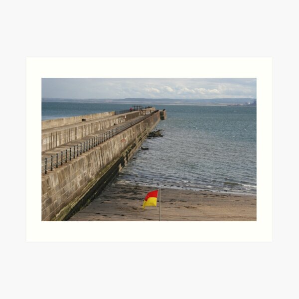 Hartlepool Breakwater Art Print