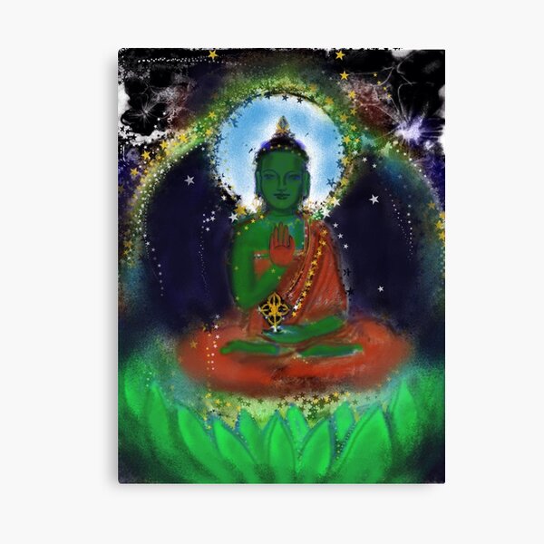 Item preview, Amoghasiddhi - green Buddha of the North designed and sold by Visuddhi.