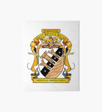 Greyhound Heraldry: Greyt Brindle Hound Art Board