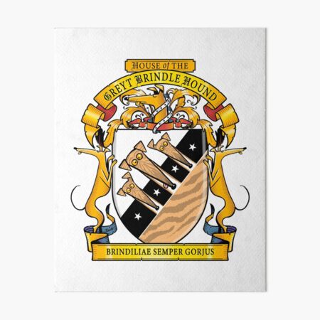 Aperçu de l'œuvre Greyhound Heraldry: Greyt Brindle Hound créée et vendue par RichSkipworth.