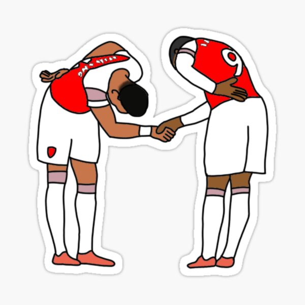 Aubameyang and Lacazette Sticker